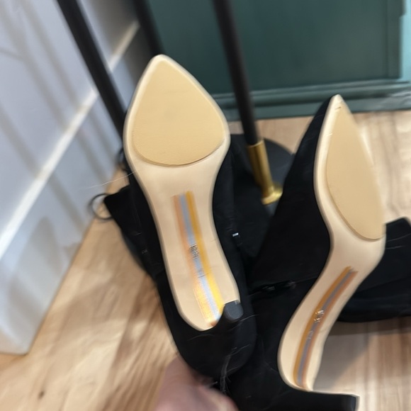 Sam Edelman Sylvia Black Suede Over-the-Knee Boots NWOB - Picture 2 of 2